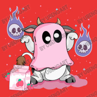 Kawaii Pastel Goth Cute Creepy Strawberry Milk Ghost Cow Mesh Cap | Artistshot