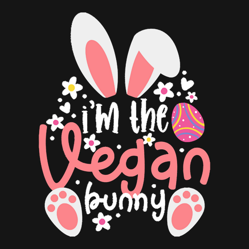 Vegan Design T  Shirt Bunny Ears I'm The Vegan Bunny Matching Easter V Mesh cap by alexandrea99751 | Artistshot