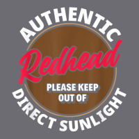 Authentic Redhead Keep Out Of Sunlight   Funny Ginger T Shirt Mesh Cap | Artistshot