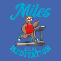 Sloth On Treadmill Miles Are My Meditation Treadmill Gym Mesh Cap | Artistshot