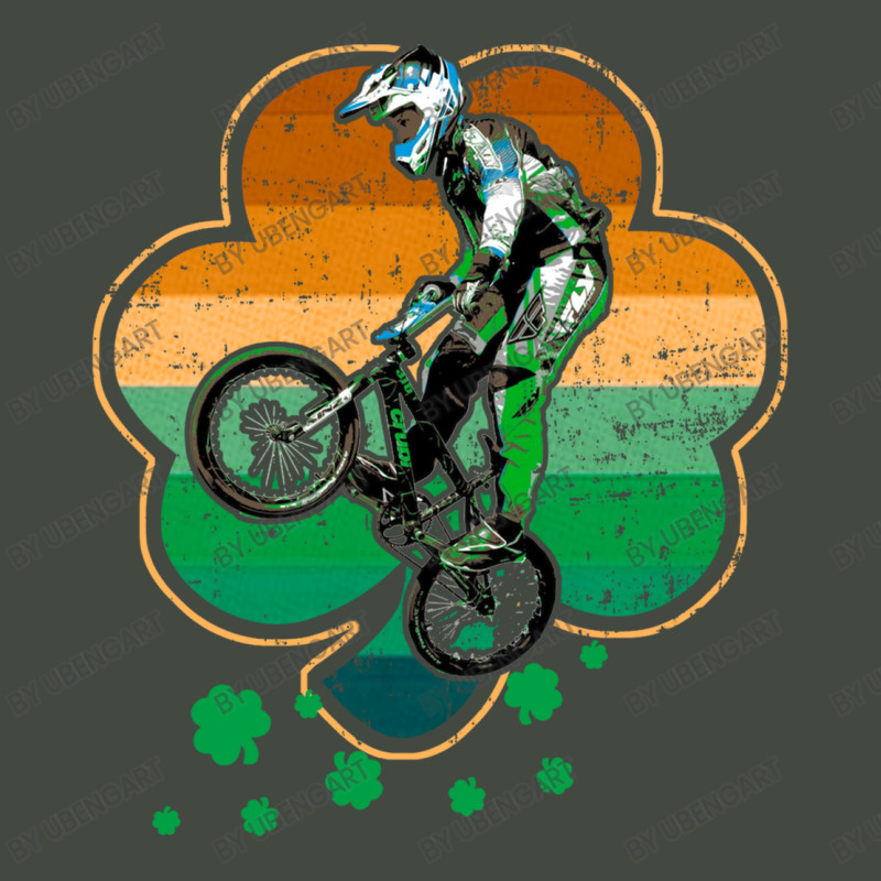 Patrick's Day Bmx Motocross Bike Racing Bicycle Rider Sports Trucker Cap by UbengArt | Artistshot