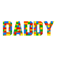 Daddy Brick Builder Funny Blocks Master Builder Cub Paper Bag - 8 X 4 1/2 X 10 1/4 | Artistshot