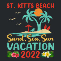 Beach Vacation 2022 Retro Lost Paradise St. Kitts Beach Crewneck Sweatshirt | Artistshot