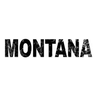 Vintage Montana Bold Black Text Mt Apparel T Shirt Cub Paper Bag - 8 X 4 1/2 X 10 1/4 | Artistshot