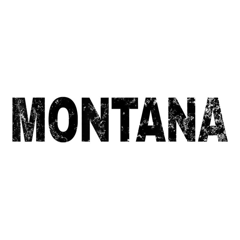 Vintage Montana Bold Black Text Mt Apparel T Shirt Cub Paper Bag - 8 X 4 1/2 X 10 1/4 | Artistshot