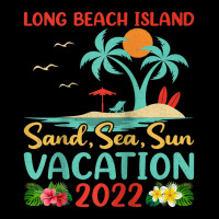 Beach Vacation 2022 Retro New Jersey Long Beach Island Raglan Baseball Toddler Sweatshirt | Artistshot