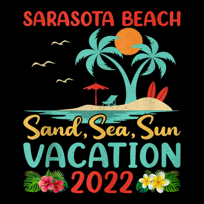 Beach Vacation 2022 Retro Sunset Florida Sarasota Beach Tank Top Long Sleeve Baby Bodysuit by Tiktify | Artistshot