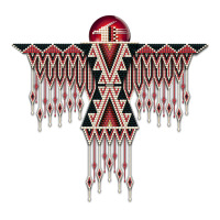 Red Native American Southwest Style Thunderbird Queen Paper Bag - 16 X 6 X 19 1/4 | Artistshot