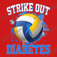 Volleyball Sport Lover Strike Out Diabetes Awareness Volleyball Fighte Baseball Cap | Artistshot