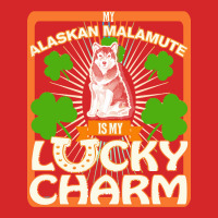 Alaskan Malamute T  Shirt My Alaskan Malamute Is My Lucky Charm   Gift Trucker Cap | Artistshot