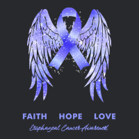 Esophageal Cancer T Shirtfaith Hope Love Esophageal Cancer Awareness W Trucker Cap | Artistshot