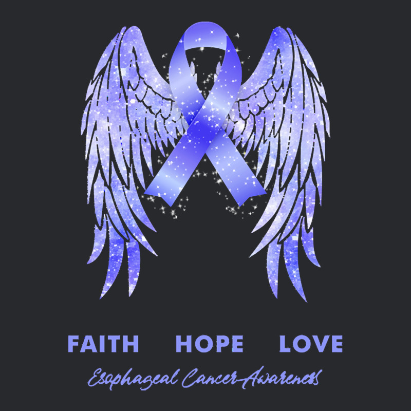 Esophageal Cancer T Shirtfaith Hope Love Esophageal Cancer Awareness W Trucker Cap by rico96716 | Artistshot