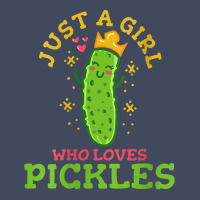 Womens Pickle Just A Girl Who Loves Pickles Vegan V Neck T Shirt Camo Snapback | Artistshot