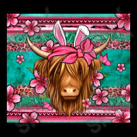 Easter Longhaired Cow Women's V-neck T-shirt | Artistshot