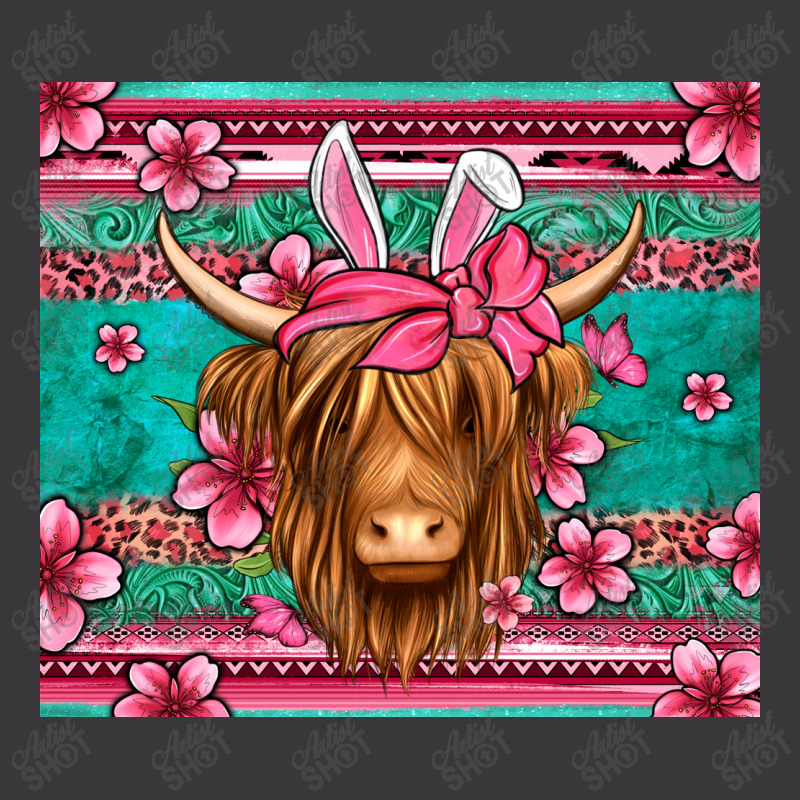 Easter Longhaired Cow Ladies Curvy T-shirt | Artistshot