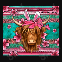 Easter Longhaired Cow Crop Top | Artistshot