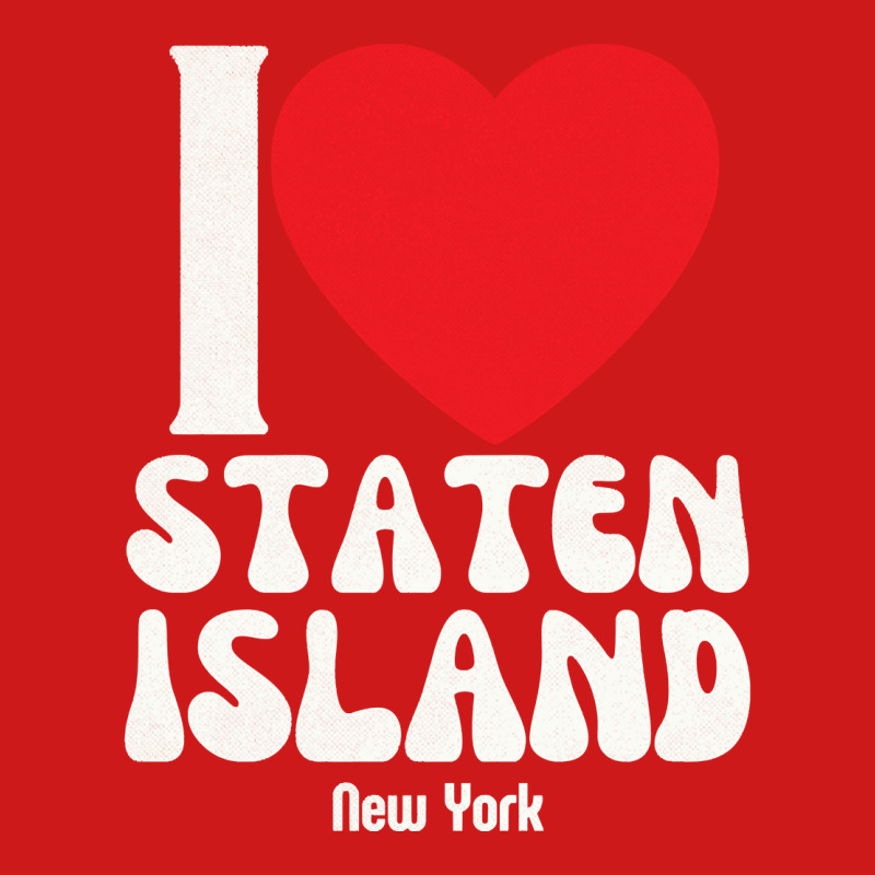 I Love Staten Island Lovers Retro Distressed Pullover Hoodie Baseball Cap by darelychilcoat1989 | Artistshot