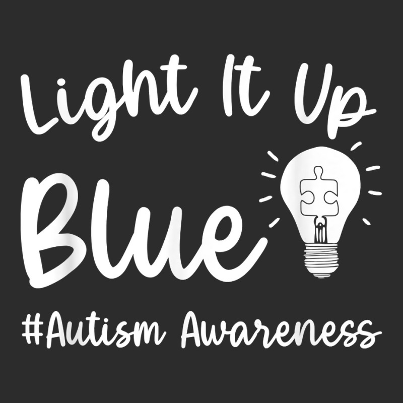 Light It Up Blue Autism Tee I Wear Blue For Autism Awareness T Shirt Baseball Cap by naythendeters2000 | Artistshot