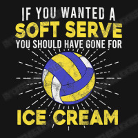 Volleyball Sport Lover A Soft Serve Gone For Ice Cream A Volleyball Fa Mesh Cap | Artistshot