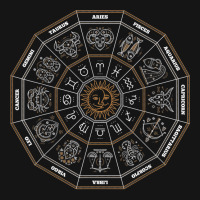 Zodiac Wheel Horoscope Astrology Science 12 Horoscope Sign T Shirt Mesh Cap | Artistshot