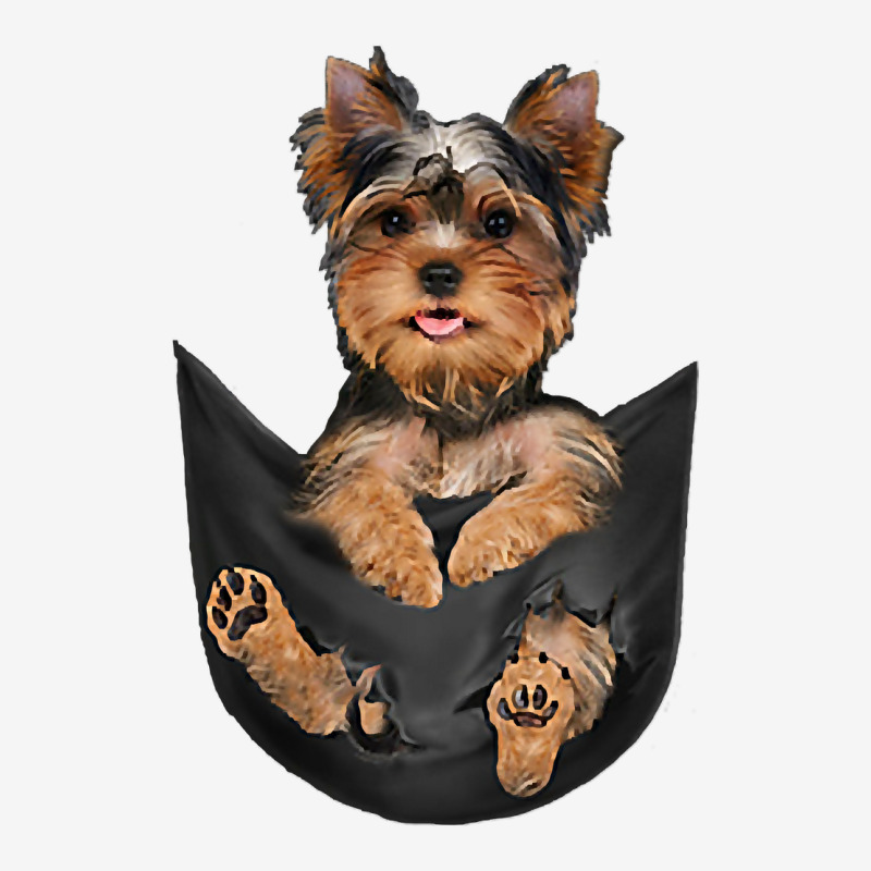 Dog Lovers Gifts Yorkshire Terrier In Pocket Funny Dog Face Premium T Flat Bill Snapback Cap by jermonmccline | Artistshot