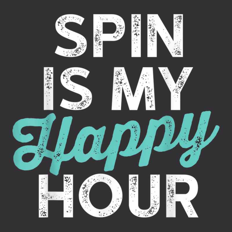 Spin Is My Happy Hour Fitness Vintage Short by Vivu991 | Artistshot