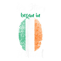 Irish Pride Fingerprint   My Story Started In Ireland Flag T Shirt Star Paper Bag - 13 X 7 X 13 | Artistshot