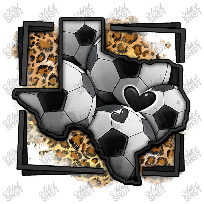 Leopard Soccer Texas Map V-neck Tee | Artistshot