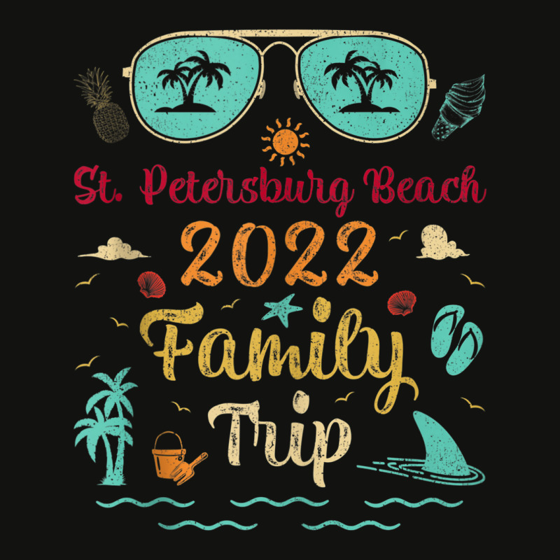 Family Trip 2022 Beach Vacation Florida St. Petersburg Beach Tank Top Scorecard Crop Tee by Tiktify | Artistshot