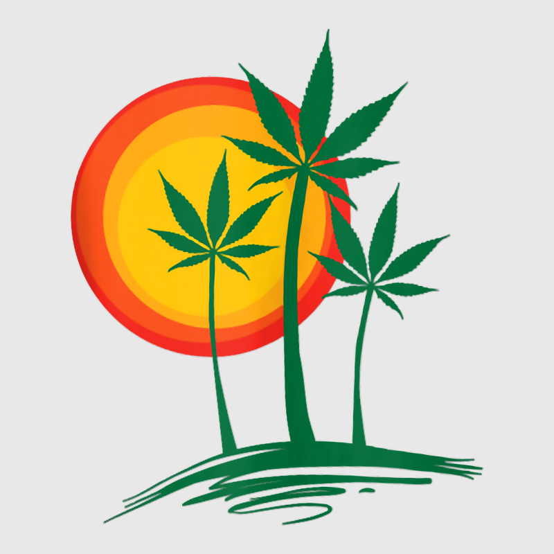 Beautiful Marijuana Weed Palm Tree Paradise Tank Top Baseball Cap by jermonmccline | Artistshot