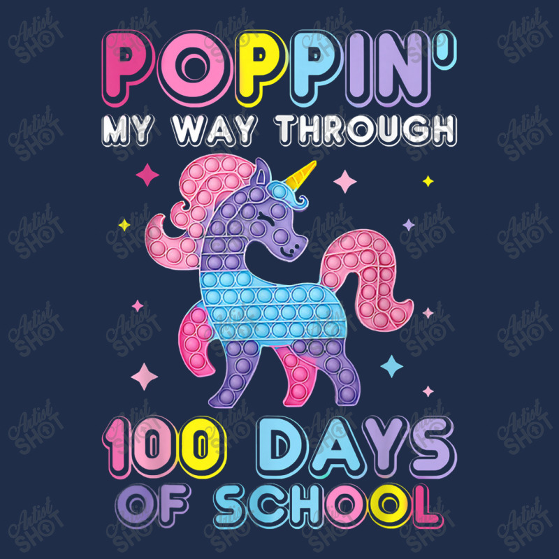 Poppin' My Way Through 100 Days Of School Unicorn Pop It Baseball Cap | Artistshot