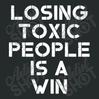 Losing Toxic People Is A Win Women's Triblend Scoop T-shirt | Artistshot