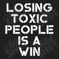 Losing Toxic People Is A Win Ladies Polo Shirt | Artistshot