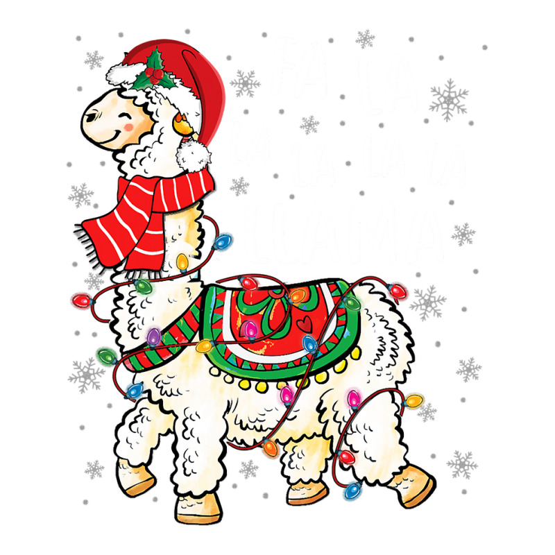 Fa La La Llama Christmas Funny Christmas Llama Xmas Lights 147 Cub Paper Bag - 8 X 4 1/2 X 10 1/4 | Artistshot