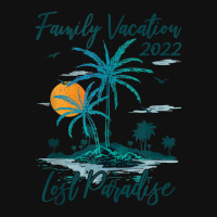 Family Vacation 2022 Retro Sunset Lost Paradise Beach Tank Top Baby Beanies | Artistshot