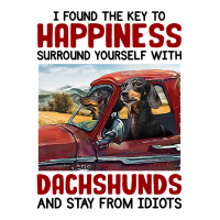 Dachshund Dog I Found Key To Happiness Surround Yourself With Dachshun Star Paper Bag - 13 X 7 X 13 | Artistshot