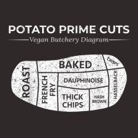 Potato Prime Cuts Funny Vegan Racerback Tank | Artistshot