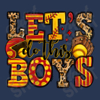 Let's Do This Boys Softball Men Denim Jacket | Artistshot