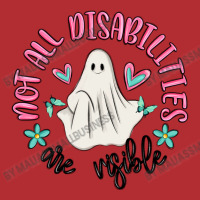 Not All Disabilities Are Visible Ladies Fitted T-shirt | Artistshot