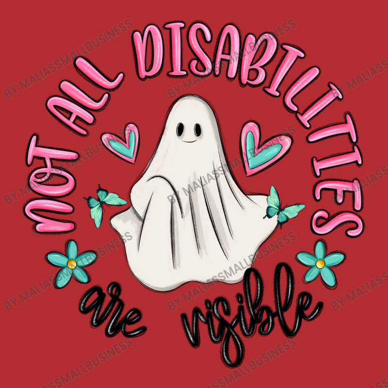 Not All Disabilities Are Visible Ladies Fitted T-Shirt by MaliasSmallBusiness | Artistshot