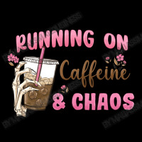 Running On Caffeine & Chaos Youth Zipper Hoodie | Artistshot