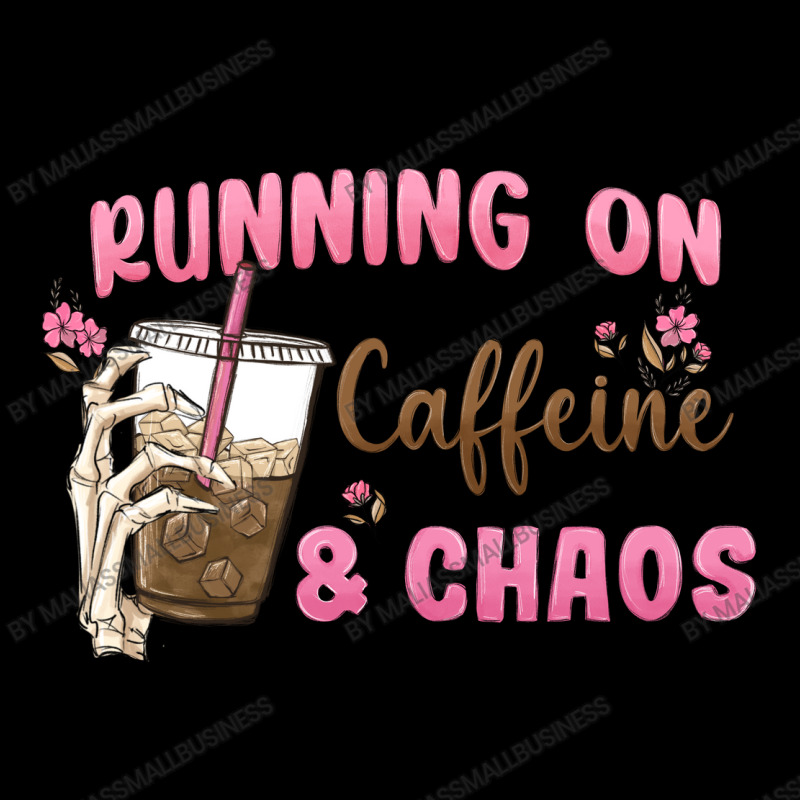 Running On Caffeine & Chaos Youth Zipper Hoodie by MaliasSmallBusiness | Artistshot