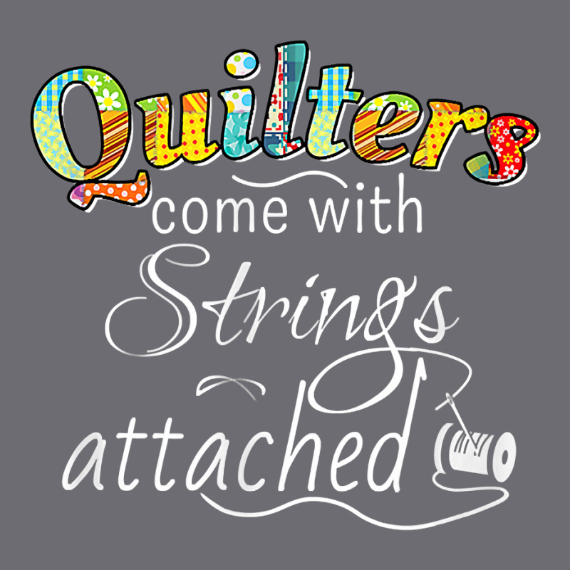 Funny Quilters Come With Strings Attached T Shirt Mesh cap by naythendeters2000 | Artistshot