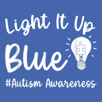 Light It Up Blue Autism Tee I Wear Blue For Autism Awareness T Shirt Mesh Cap | Artistshot