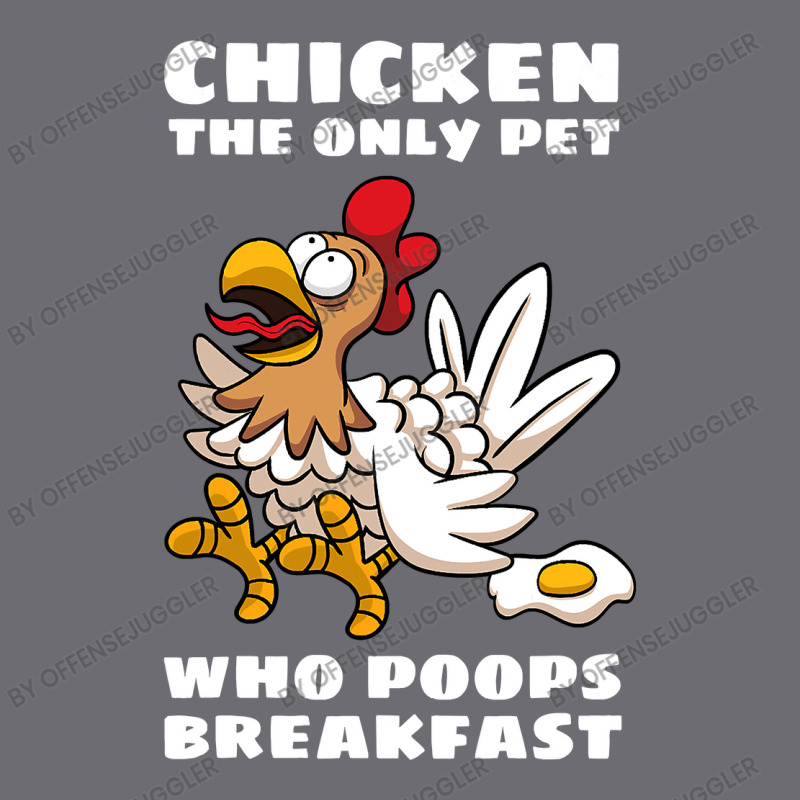 Chicken Chick The Only Pet Who Poops Breakfast Fried Egg Humor 224 Roo Mesh cap by offensejuggler | Artistshot