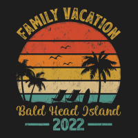 Family Vacation 2022 Vintage Retro Bald Head Island Beach Premium Classic T-shirt | Artistshot