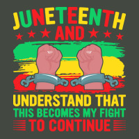 Juneteenth Gifts T  Shirt Juneteenth This Becomes My Fight To Continue Trucker Cap | Artistshot