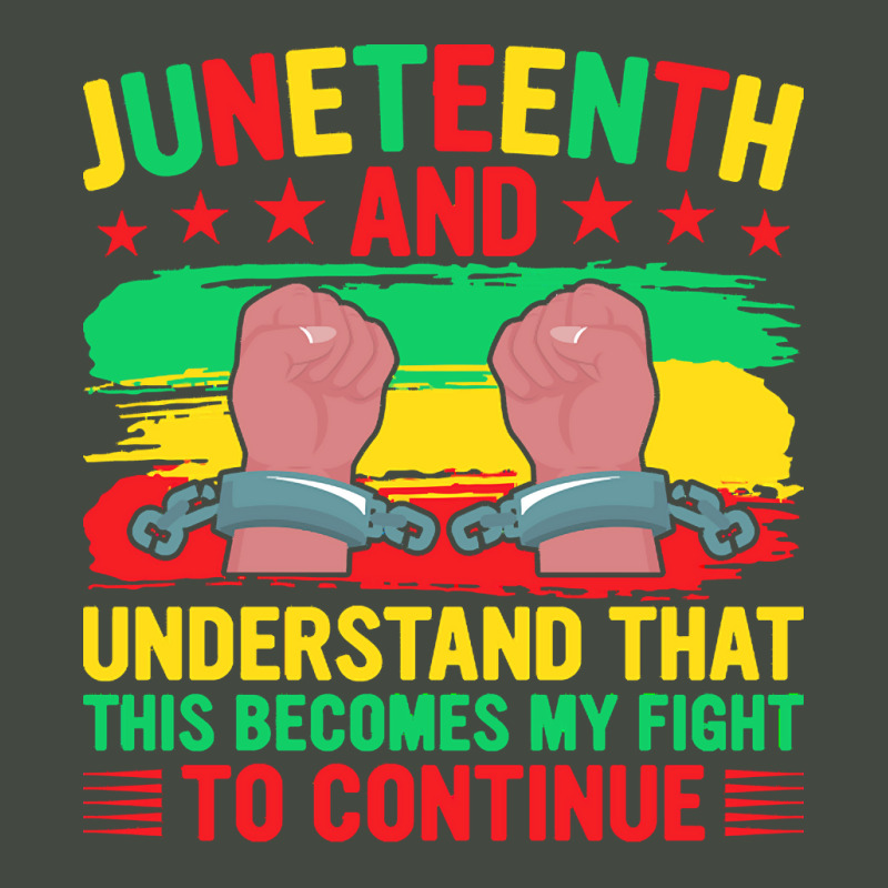 Juneteenth Gifts T  Shirt Juneteenth This Becomes My Fight To Continue Trucker Cap by justinawehner627 | Artistshot