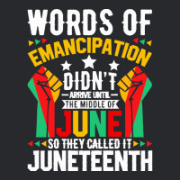 Juneteenth Gifts T  Shirt Words Of Emancipation Didn't Arrive Afro Ame Trucker Cap | Artistshot