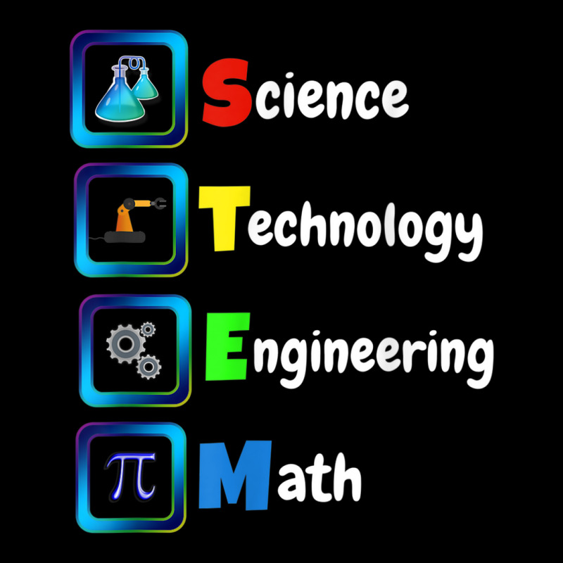 Stem Science Technology Engineering Math Long Sleeve Shirts by Vivu991 | Artistshot